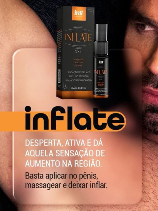GEL ESTIMULANTE MASCULINO INFLATE 15ML INTT