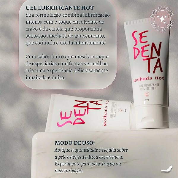 GEL DESLIZANTE FRUTAS VERMELHAS HOT SEDENTA MOLHADA 50G PEPPER BLEND