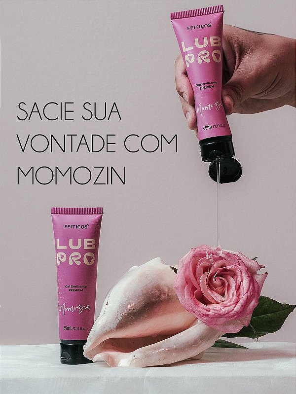GEL LUBRIFICANTE PREMIUM MOMOZIN 60ML LUBPRO FEITIÇOS