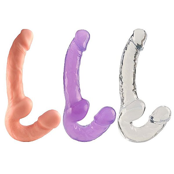 PÊNIS REALISTICO DE CASAL 15,0x3,4CM BIG DILDO SI