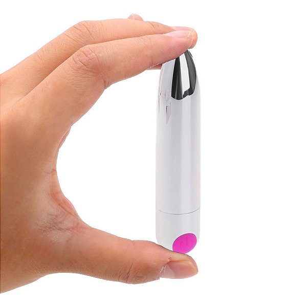 CAPSULA FORMATO OGIVA RECARREGÁVEL COM 10 MODOS DE VIBRAÇÃO POWER BULLET YOUVIBE