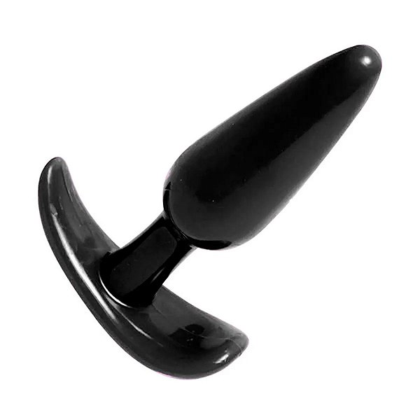 PLUG ANAL DE SILICONE COM BASE 11X2,8CM