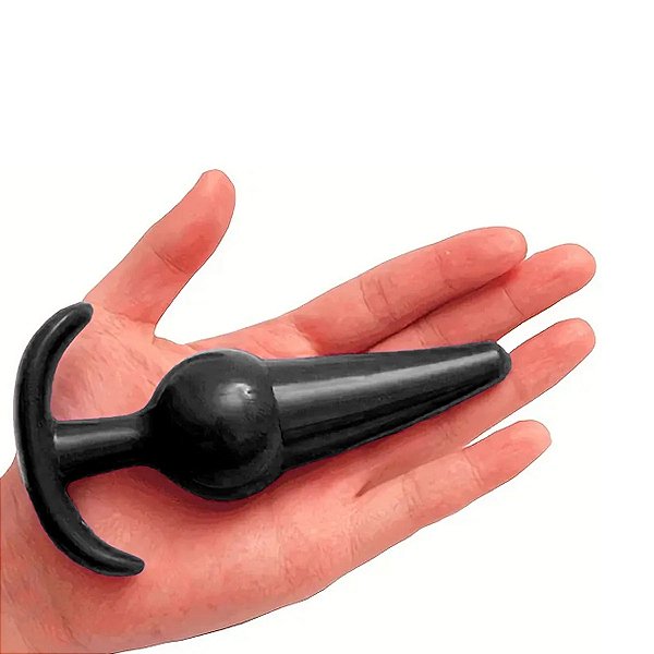 PLUG ANAL DE SILICONE CÔNICO 12X3,8CM