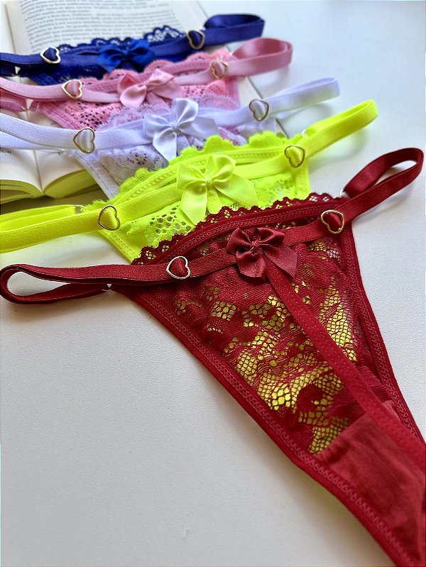 CALCINHA EXTRA FIO COM LAÇO
