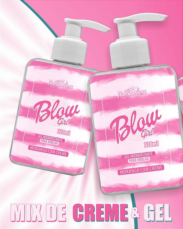 GEL AROMATIZANTE PARA VIRILHA BEIJÁVEL BLOW GIRL 320ML HOT FLOWERS