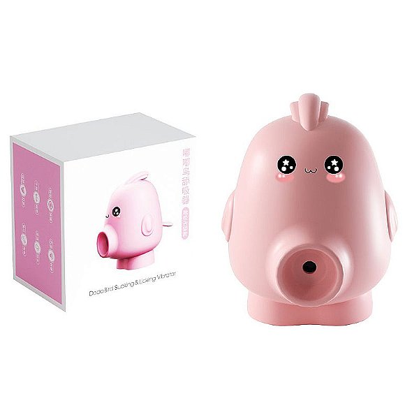 MINI VIBRADOR DE PULSAÇÃO E LÍNGUA ESTIMULADORA DODO BIRD