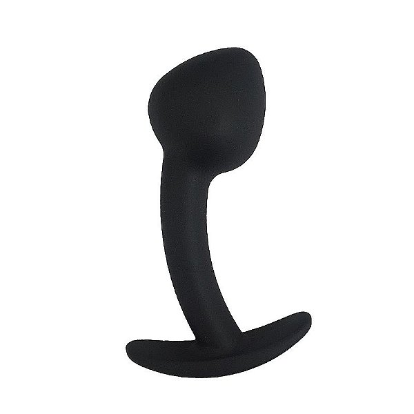 PLUG ANAL EM SILICONE CURVADO SI