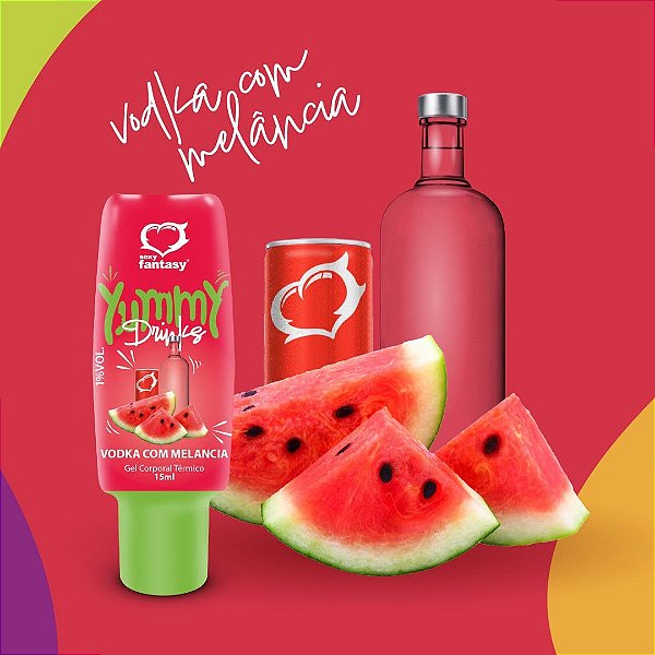 GEL TÉRMICO BEIJÁVEL YUMMY DRINKS 15ML SEXY FANTASY
