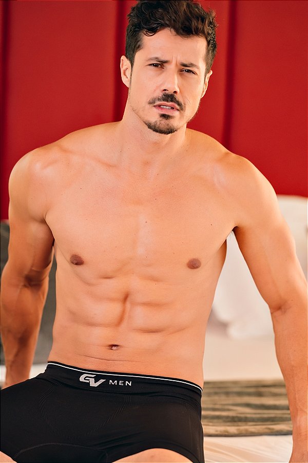 CUECA PRETA LUXO SEM COSTURA GV