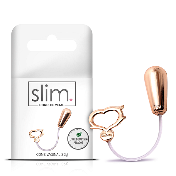 CONE VAGINAL EM METAL POMPOAR SLIM 32G SEXY FANTASY