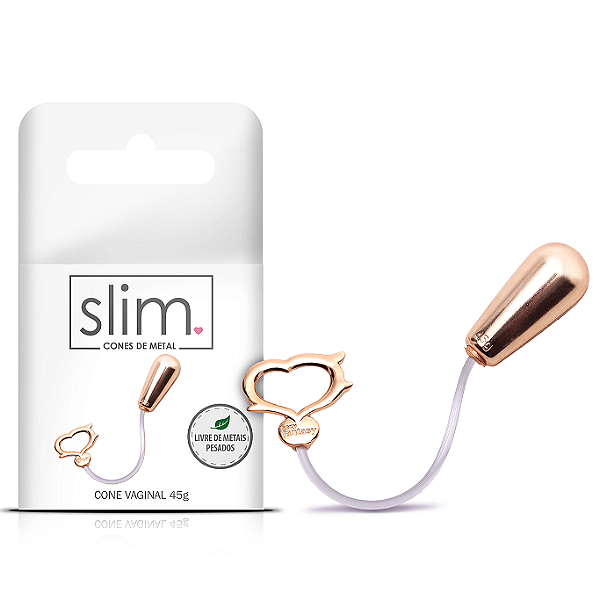 CONE VAGINAL EM METAL POMPOAR SLIM 45G SEXY FANTASY