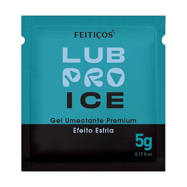 GEL LUBRIFICANTE PREMIUM ICE SACHE 5G LUBPRO FEITIÇOS