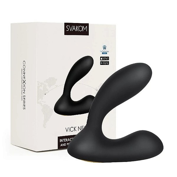 VIBRADOR E MASSAGEADOR DE PRÓSTATA INTERATIVO POR APP VICK NEO SVAKOM