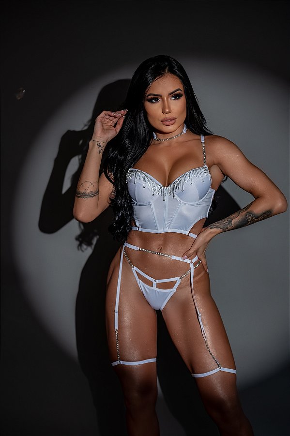 CONJUNTO LUXO DIAMOND COMPLETO BRANCO