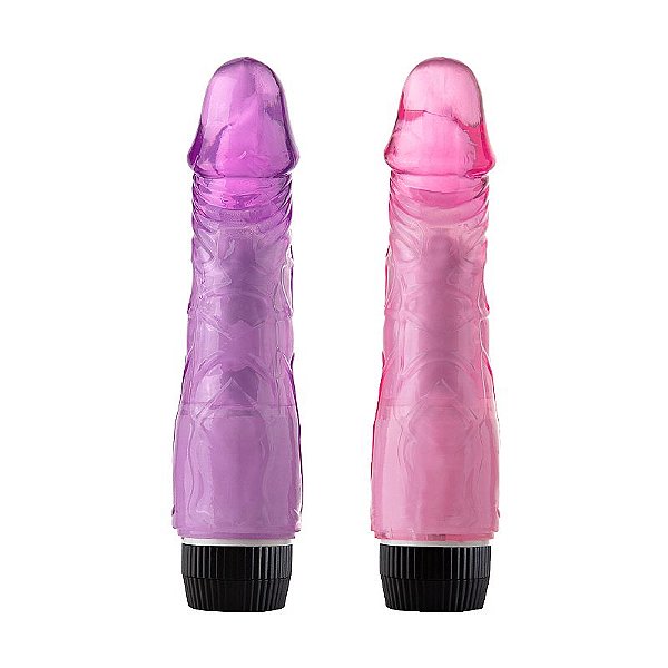 PÊNIS REALÍSTICO COM VIBRADOR 18,5 X 4,0 SI