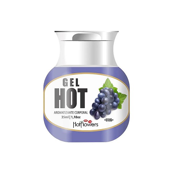 GEL HOT TÉRMICO ESQUENTA COMESTÍVEL 35ML HOT FLOWERS