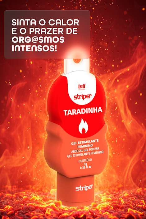 GEL ESTIMULANTE FEMININO TARADINHA STRIPER 8G INTT