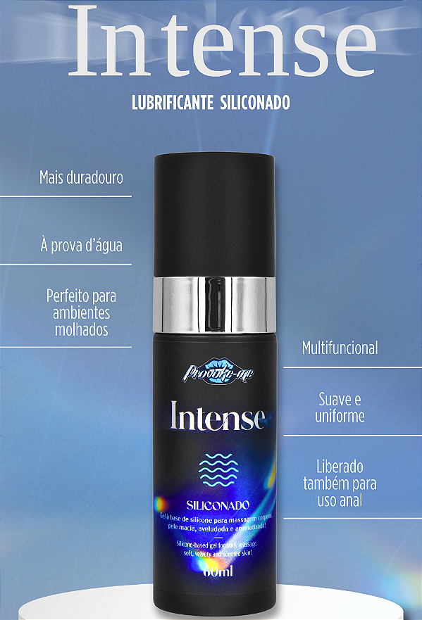 LUBRIFICANTE SILICONADO INTENSE 60ML PROVOKE-ME