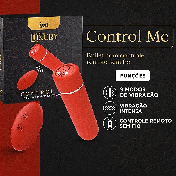 BULLET COM CONTROLE SEM FIO CONTROL ME LUXURY INTT