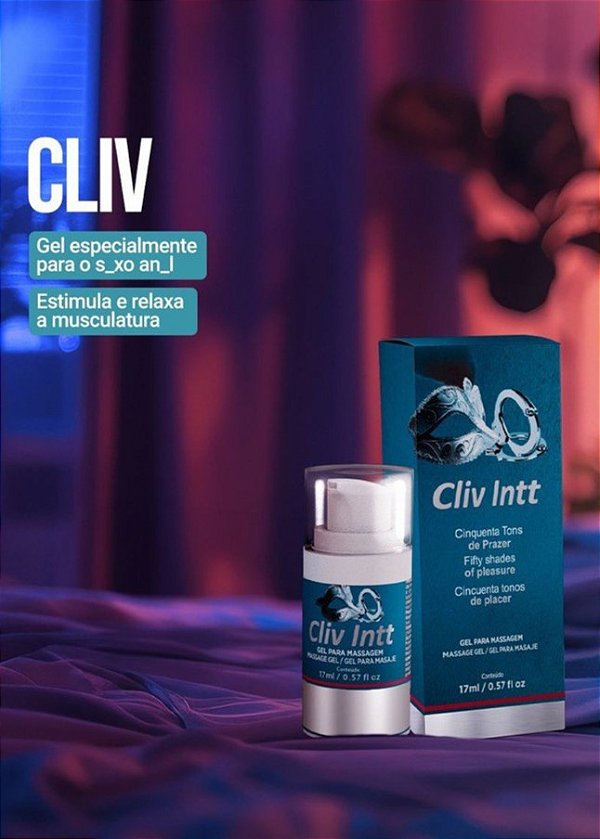 CLIV INTT DESSENSIBILIZANTE ANAL EXRA FORTE CINQUENTA TONS DE CINZA 17G