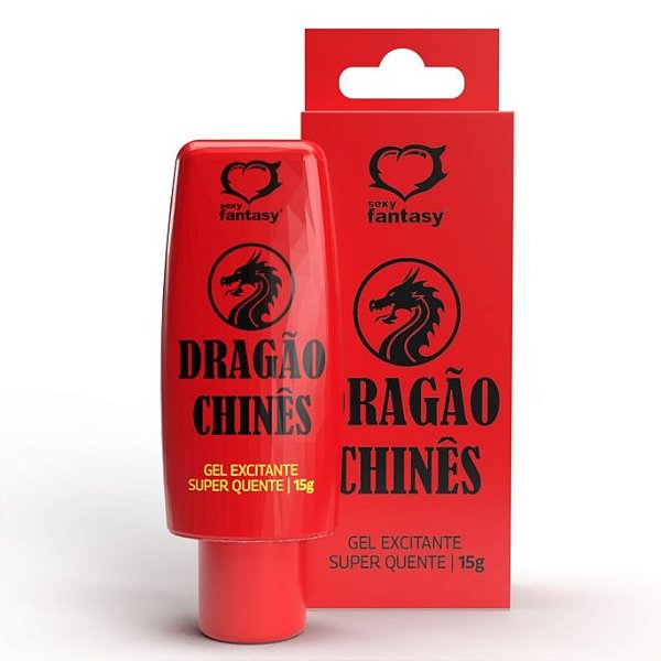 GEL EXCITANTE SUPER QUENTE DRAGÃO CHINÊS 15G SEXY FANTASY