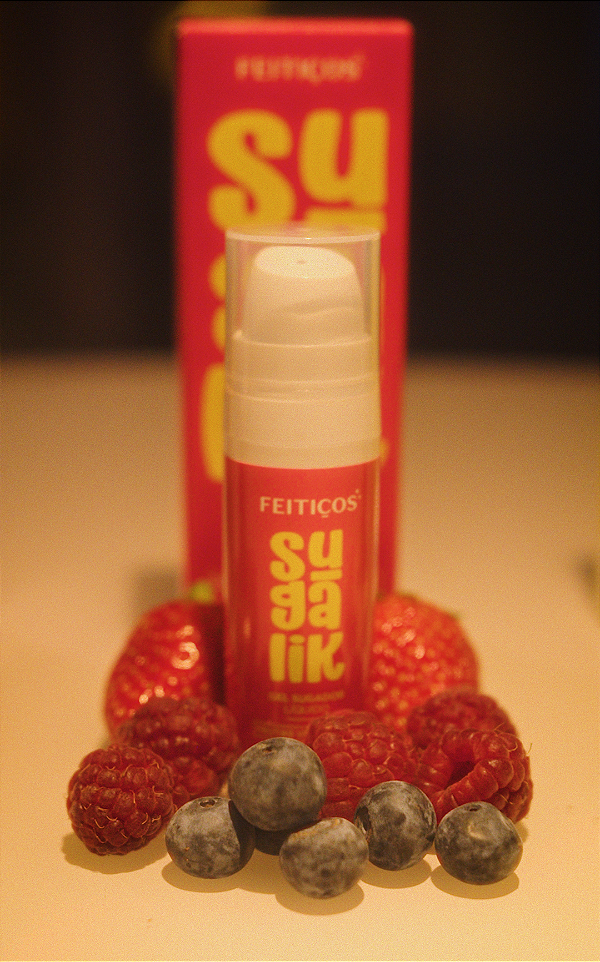 GEL SUGADOR LÍQUIDO SUGALIK FRUTAS VERMELHAS 15G FEITIÇOS