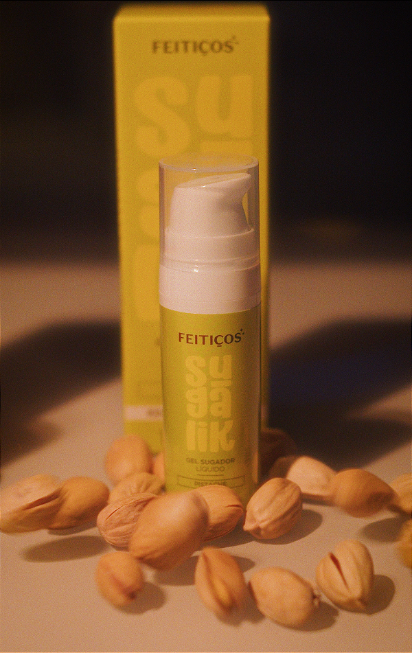 GEL SUGADOR LÍQUIDO SUGALIK PISTACHE 15G FEITIÇOS