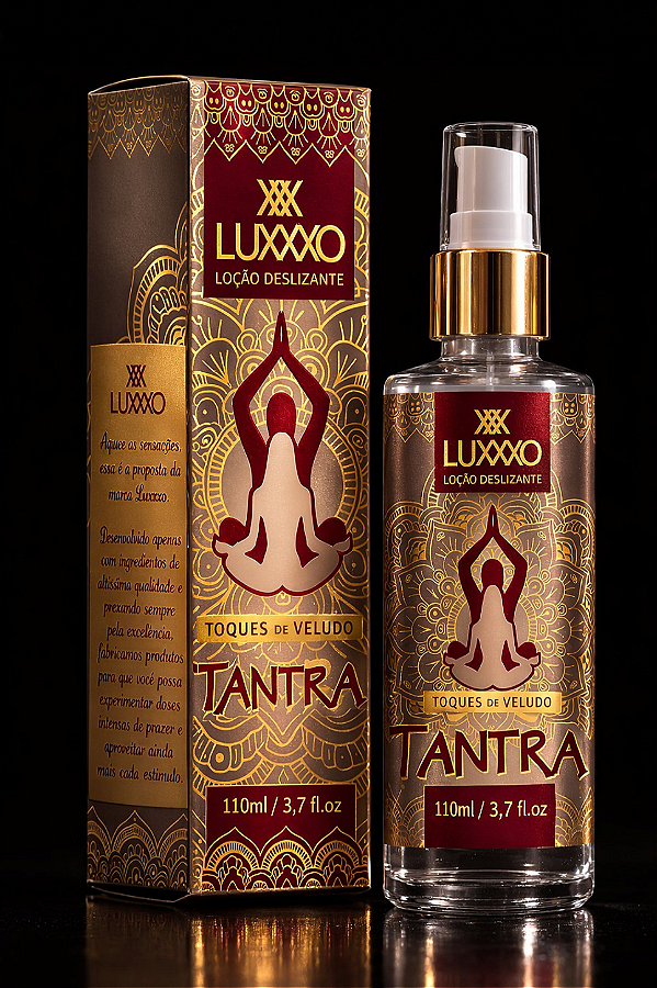 LOÇÃO DESLIZANTE TANTRA TOQUES DE VELUDO 110ML LUXXXO