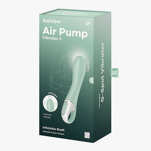VIBRADOR INFLAVÉL AIR PUMP VIBRATOR 3 SATISFYER