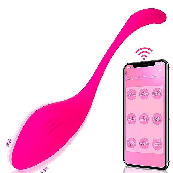 VIBRADOR BULLET SILICONE MACIO 2 CONTROLE À DISTÂNCIA VIA APP SI