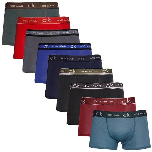 CUECA BOXER COM ELASTICO PERSONALIZADO CK FOR MEN