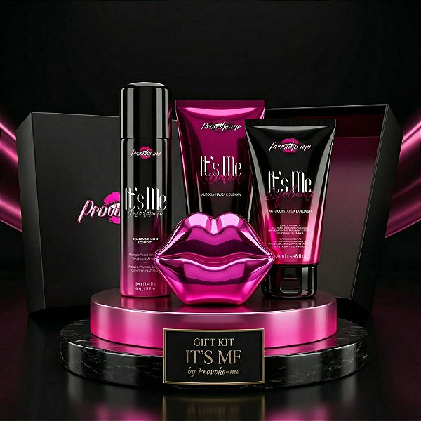 KIT COMPLETO IT'S ME AUTOCONFIANÇA E OUSADIA FEMININA PROVOKE-ME