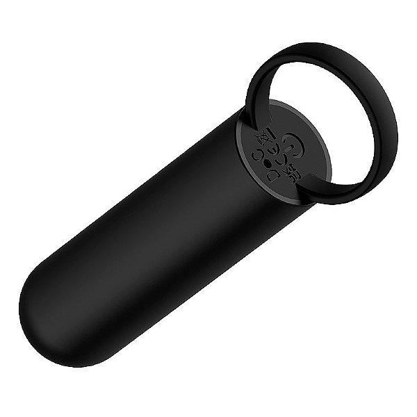 MINI VIBRADOR BULLET RECARREGÁVEL COM ANEL