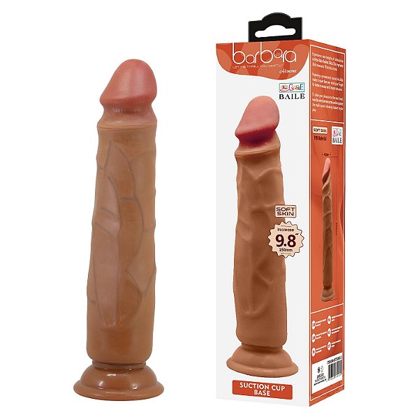 PÊNIS REALISTICO COM VENTOSA 9.8" ALCMENE BAILE