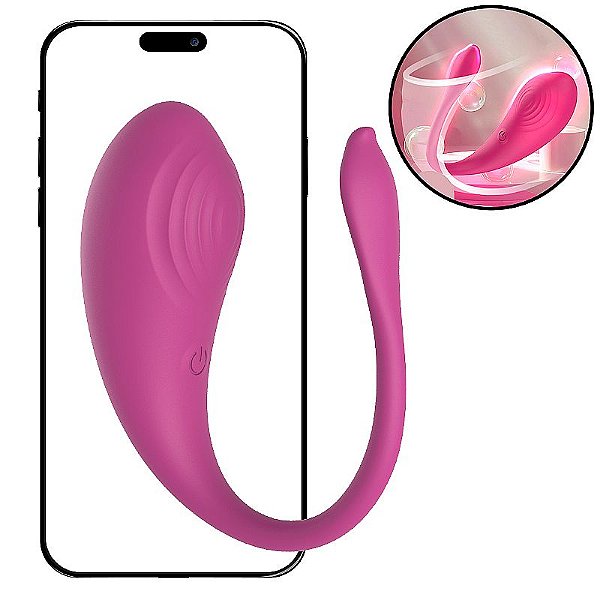 VIBRADOR BULLET RECARREGÁVEL À LONGA DISNTÂNCIA APP SI
