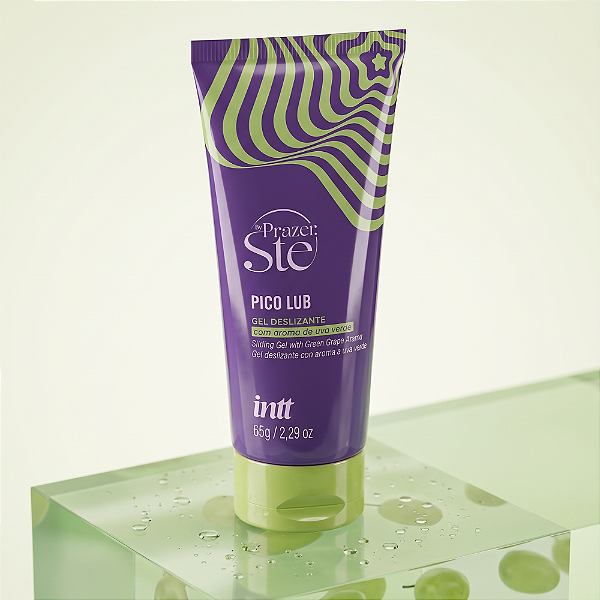 GEL DESLIZANTE PICO LUB UVA VERDE 65G INTT