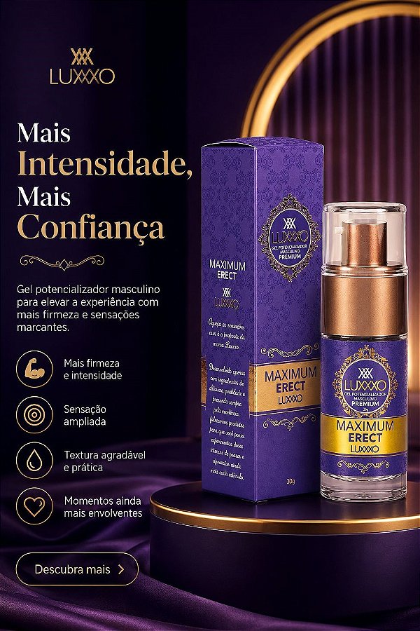 GEL SUPER EXCITANTE MASCULINO MAXIMUM ERECT 30ML LUXXXO