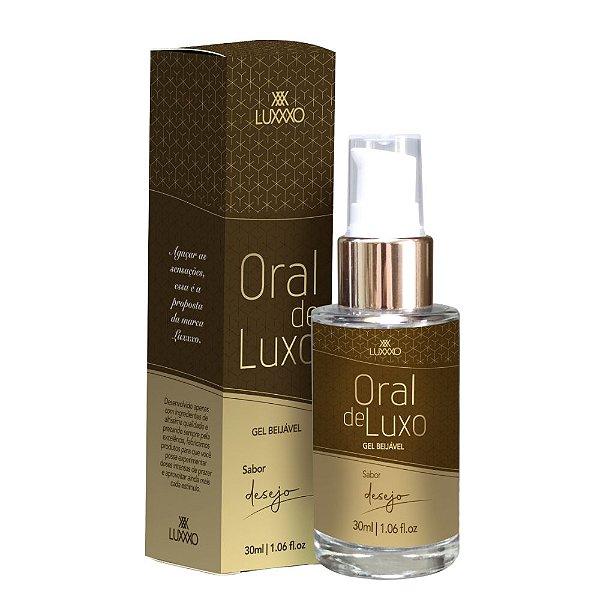 GEL TÉRMICO BEIJÁVEL SABOR DESEJO MARULA ORAL DE LUXO 30G LUXXXO