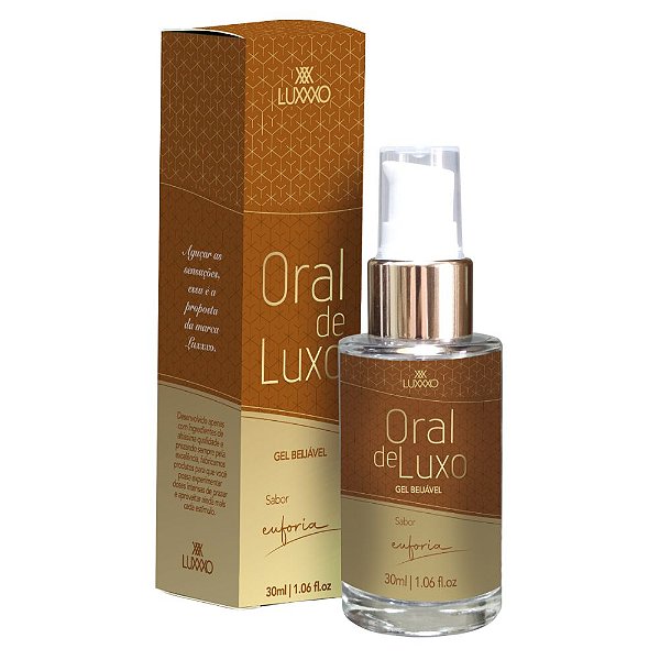GEL TÉRMICO BEIJÁVEL SABOR EUFORIA MELANCIA ORAL DE LUXO 30G LUXXXO