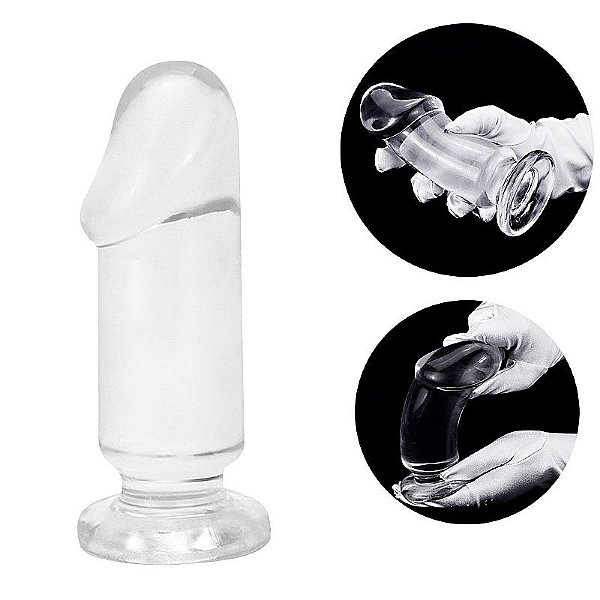 PLUG ANAL EM SILICONE 16,5 X 5,2 CM SI