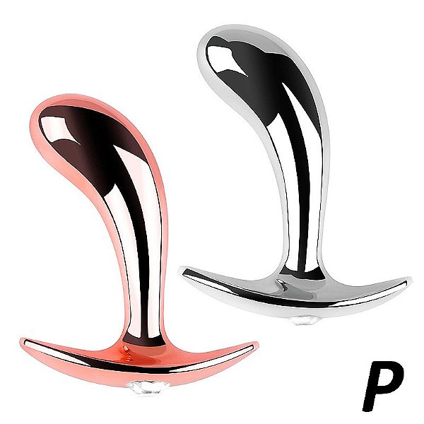 PLUG ANAL CURVO PEQUENO METAL SI