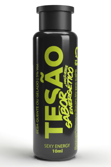 TESÃO SABOR ENERGÉTICO MAÇÃ VERDE 10ML SEXY FANTASY