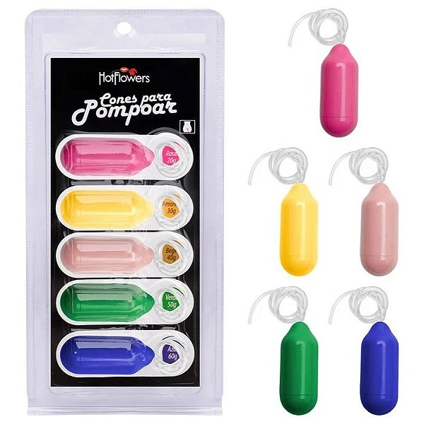 KIT CONES PARA POMPOAR HOT FLOWERS