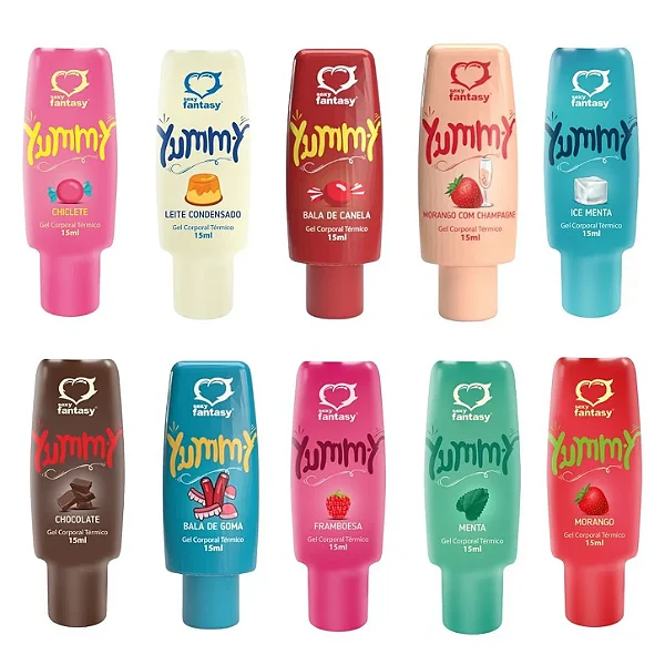 GEL TÉRMICO BEIJÁVEL YUMMY 15ML SEXY FANTASY