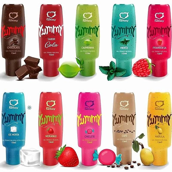GEL TÉRMICO BEIJÁVEL YUMMY 15ML SEXY FANTASY