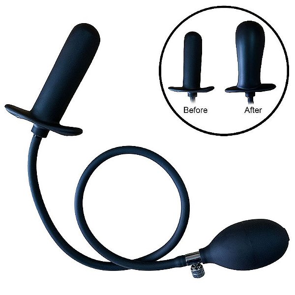PLUG ANAL SILICONE INFLÁVEL 11,5X3CM SI