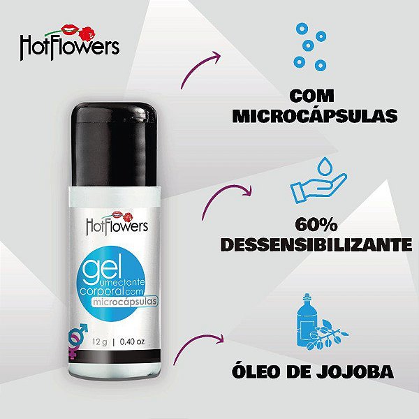 GEL DESSENSIBILIZANTE ANAL COM MICROCÁPSULAS 12G HOT FLOWERS