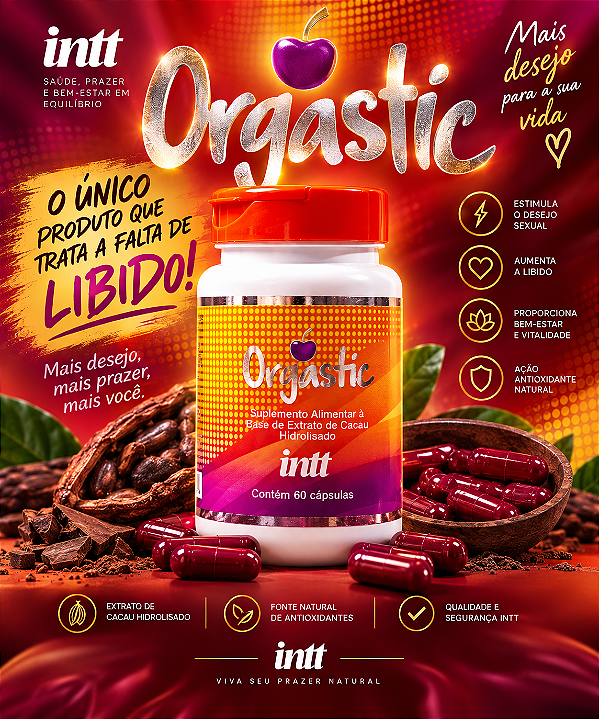 SUPLEMENTO MULTIVITAMÍNICO QUE AUMENTA A LIBIDO ORGASTIC INTT
