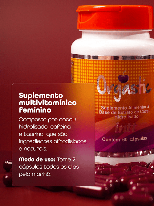 SUPLEMENTO MULTIVITAMÍNICO QUE AUMENTA A LIBIDO ORGASTIC INTT