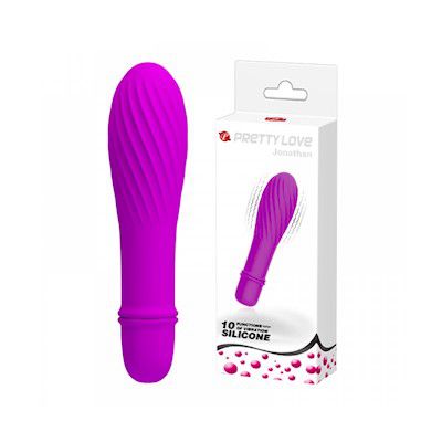 MINI VIBRADOR FORMATO DE ESPIRAL COM 10 MODOS DE VIBRAÇÃO SOLOMON PRETTY LOVE